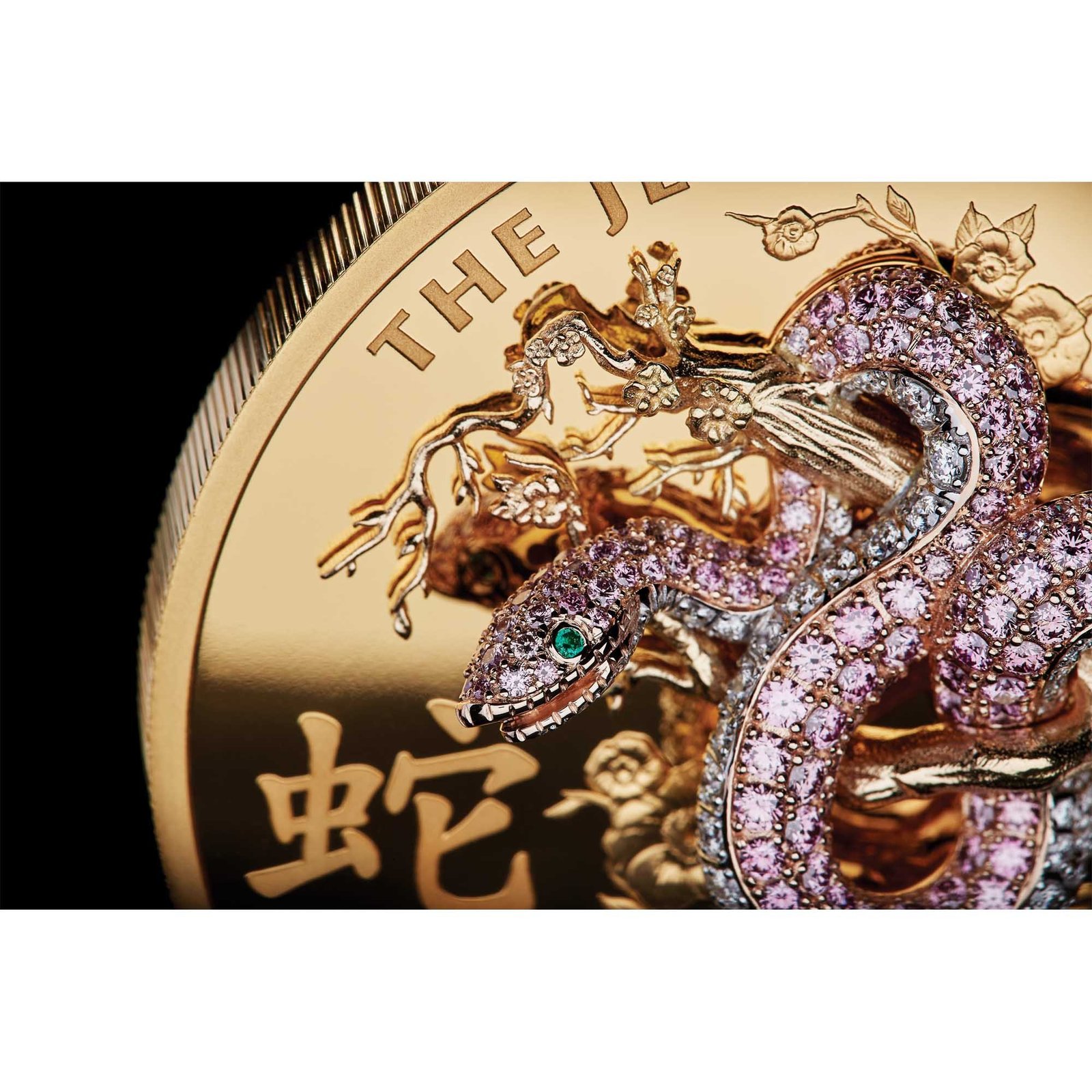 2023 10 oz Proof Jewelled Snake Gold Coin - Image 6