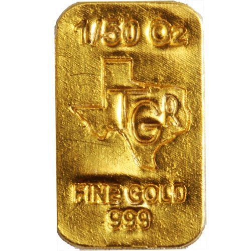 1/50 oz Gold Bar For Sale (Varied Condition, Any Mint) - Image 2