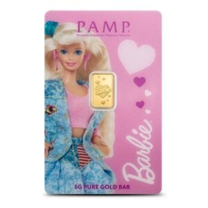 1 Gram PAMP Suisse Barbie Valentine’s Day Gold Bar (New w/Assay)
