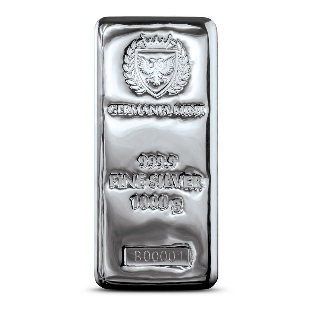 1 Kilo Germania Mint Cast Silver Bar (New) - Image 2