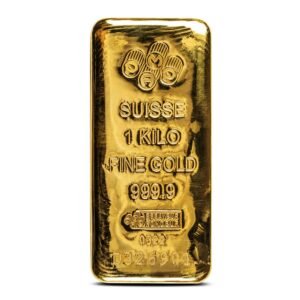 1 Kilo PAMP Suisse Cast Gold Bar (New)