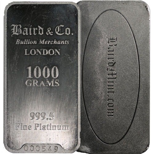 Buy 1 Kilo Platinum Bars Online