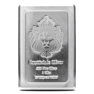 1 Kilo Scottsdale Stacker Silver Bar (New)