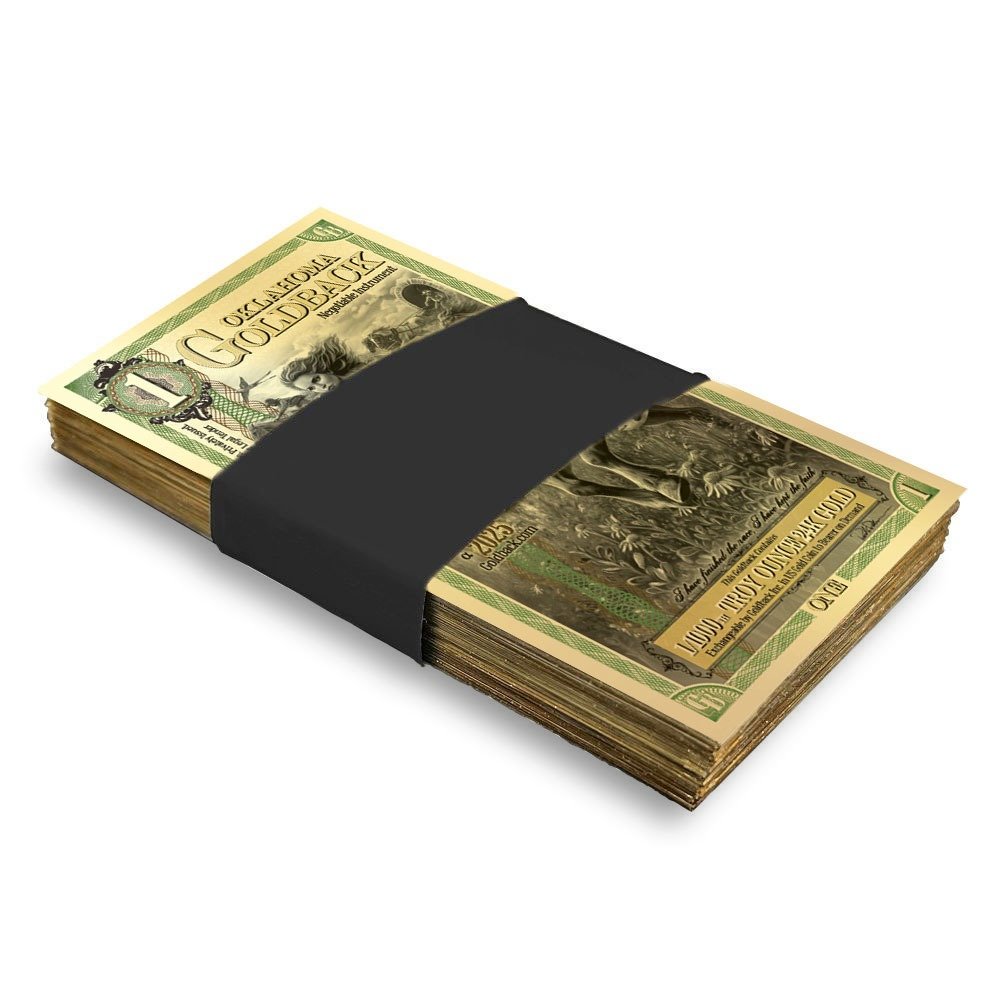 Buy 1 Oklahoma Goldback Gold Note