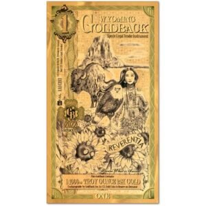 Buy 1 Wyoming Goldback Gold Note (100 Pack, New)