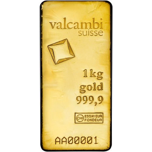 1 Kilo Valcambi Cast Gold Bar For Sale (New w/ Assay) - Image 3