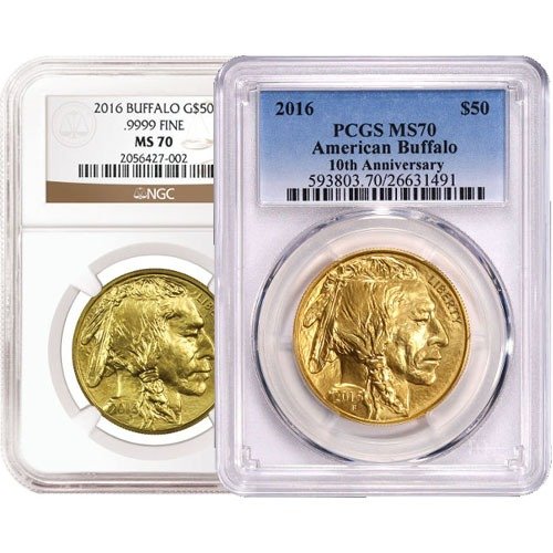 1 oz American Gold Buffalo Coin MS70
