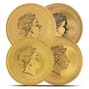 1 oz Australian Gold Kangaroo Coins (Random Year, BU)