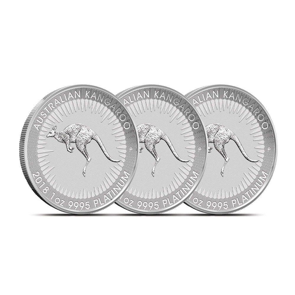 1 oz Australian Platinum Kangaroo Co
