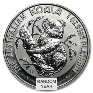 1 oz Australian Platinum Koala Coin (Random Year)