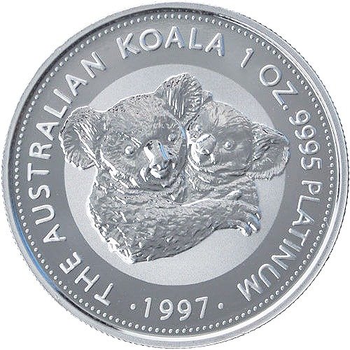 1 oz Australian Platinum Koala Coin