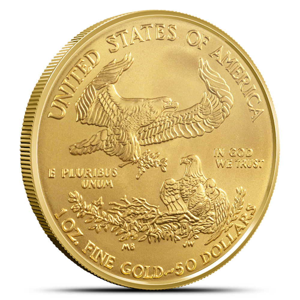 1 oz Burnished American Gold Eagle Coin (Random Year, Capsule Only) - Image 2