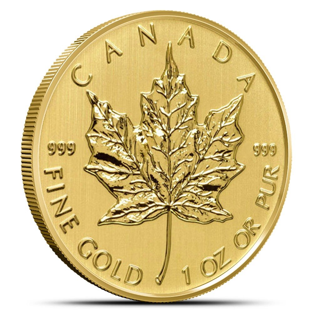 Buy 1 oz Canadian Gold Maple Leaf Co
