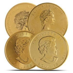 1 oz Canadian Gold Maple Leaf Coin (Random Year, .9999 Pure)