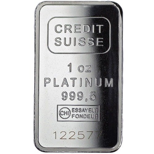 Buy 1 oz Credit Suisse Platinum Bar