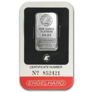 Buy 1 oz Engelhard Platinum Bar