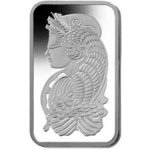 1 oz PAMP Suisse Fortuna Platinum Bar (New w/ Assay)