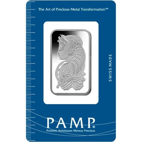 1 oz PAMP Suisse Fortuna Platinum Ba