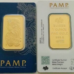 1 oz PAMP Suisse Fortuna Veriscan Gold Bar (New w/ Assay)