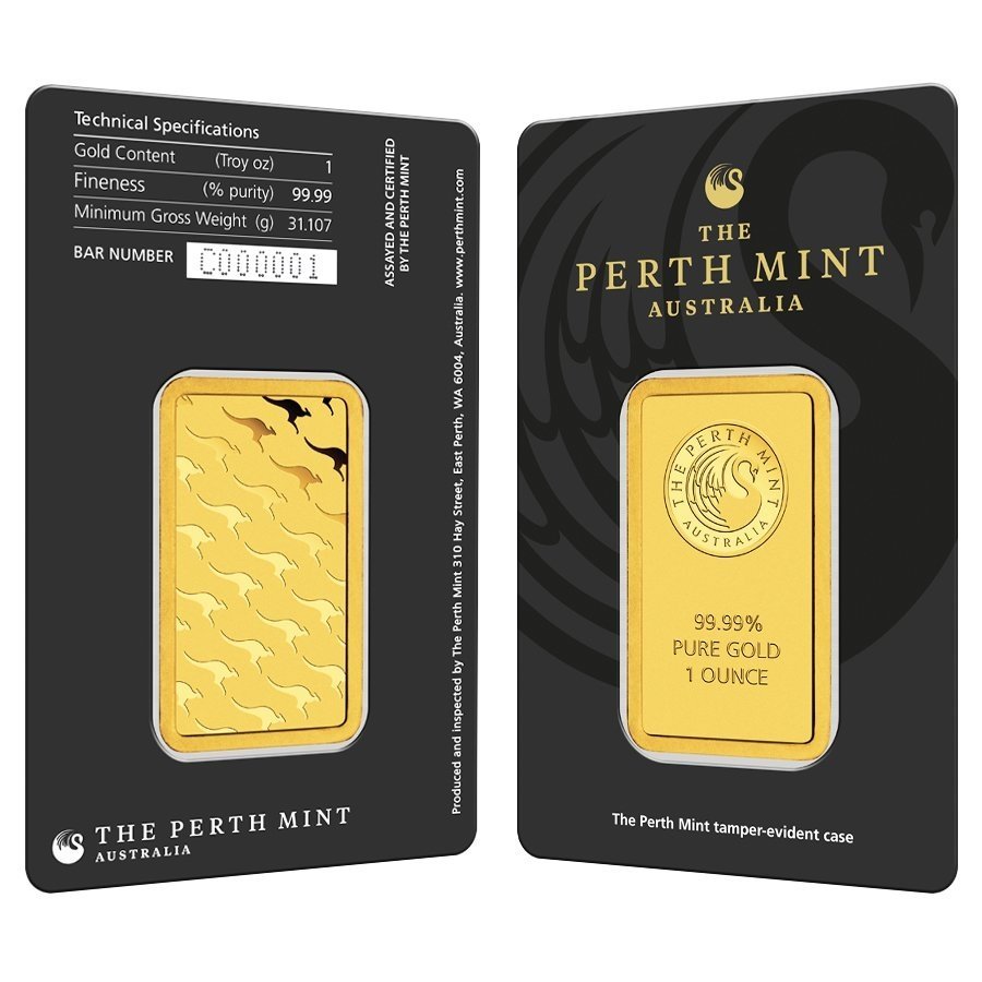 Buy 1 oz Perth Mint Gold Ba