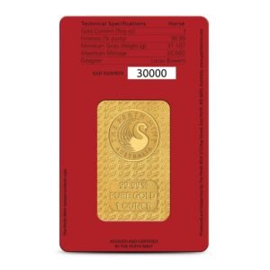 1 oz Perth Mint Lunar Year of the Horse Gold Bar (New)