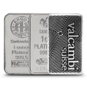 Buy 1 oz Platinum Bars Online (Varied Condition, Any Mint)