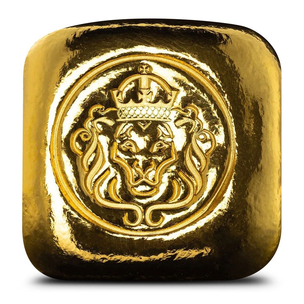 1 oz Scottsdale Mint Cast Gold Bar