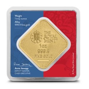 1 oz The Royal Mint Britannia and Liberty Gold Bar (New)