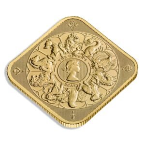 1 oz The Royal Mint Queens Beast Completer Gold Bar (New)