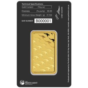 Buy 1 oz Perth Mint Gold Bars (New w/ Assay)