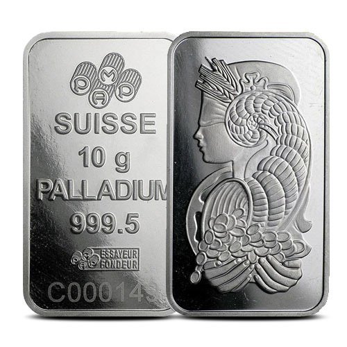 10 Gram Palladium Bar For Sale