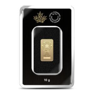 10 Gram Royal Canadian Mint Gold Bar (RCM) (New w/ Assay)