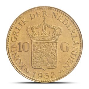 10 Guilders Gold Coin For Sale (Circulated)