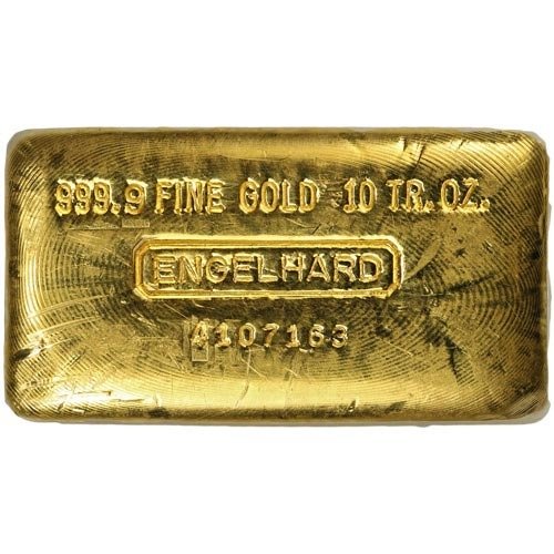 Buy 10 oz Engelhard Gold Bar Online
