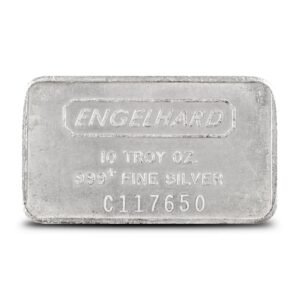 Buy 10 oz Engelhard Silver Bars (Secondary Market, Reverse Frosted)