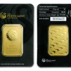 Buy 10 oz Perth Mint Gold Bar (New w/ Assay)