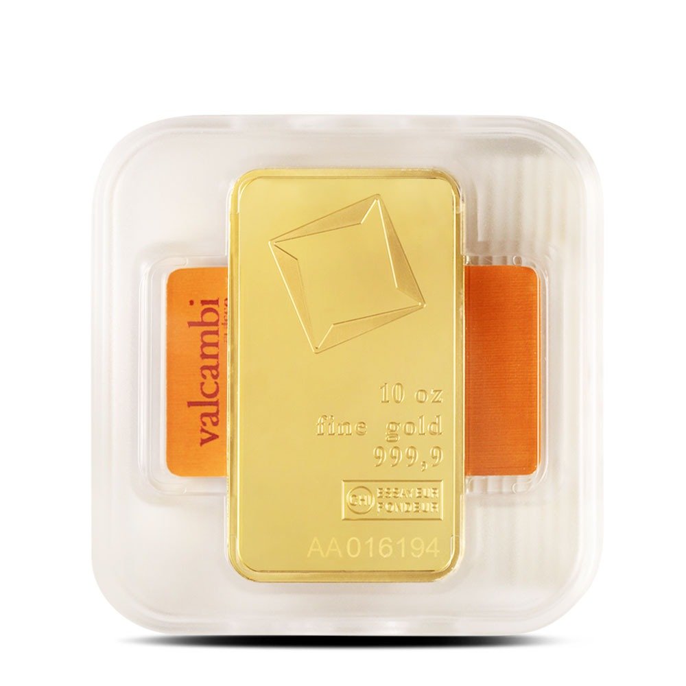 Buy 10 oz Valcambi Gold Bars