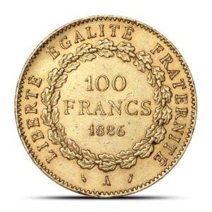 100 Francs France Angel Gold Coin (Varied Condition)