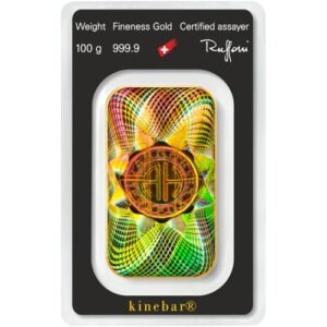 100 Gram Argor Heraeus Kinebar Gold