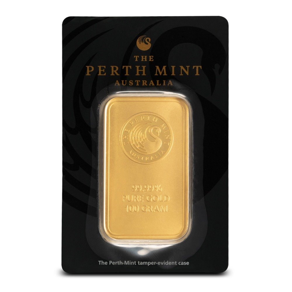 Buy 100 Gram Perth Mint Gold Ba