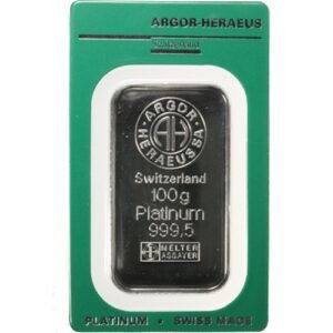 Buy 100 Gram Platinum Bars Online (Varied Condition, Any Mint)