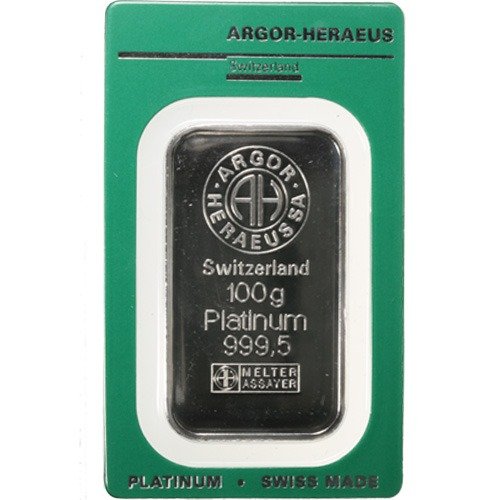 Buy 100 Gram Platinum Bars Online