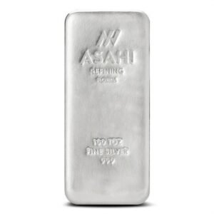 Buy 100 oz Asahi Florida Silver Bar (New)