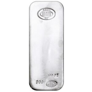 Buy 100 oz Asahi Silver Bar (New)