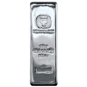 100 oz Germania Mint Cast Silver Bar (New)