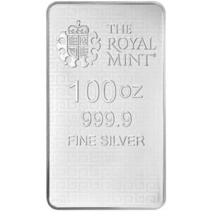 100 oz Great Britain The Great Engravers Collection Three Graces Silver Bar (New)