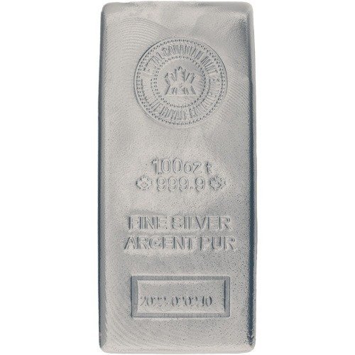 100 oz Royal Canadian Mint Silver