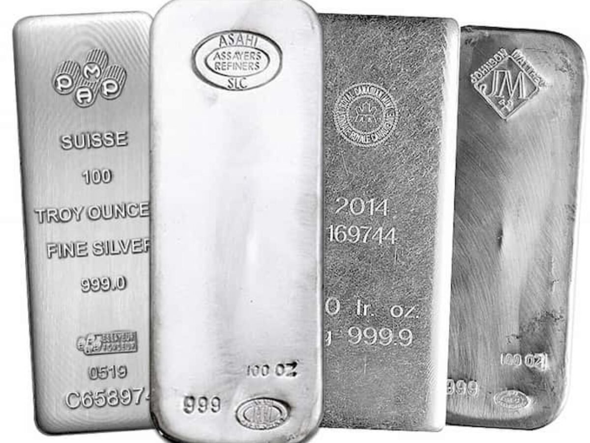 100 oz Silver Bar For Sale