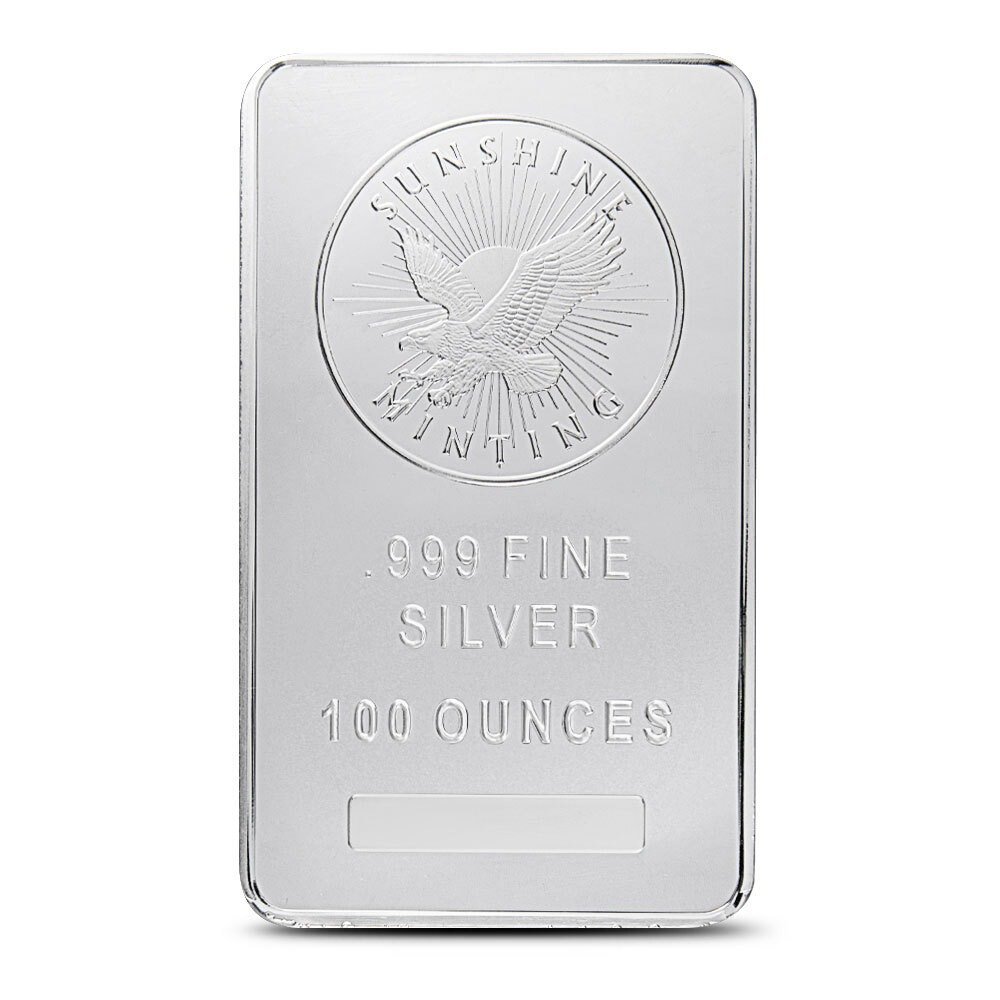 Buy 100 oz Sunshine Silver Bar