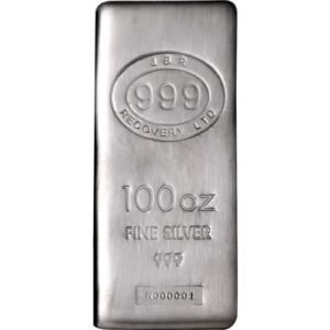 Buy 100 oz JBR Silver Bar (New)